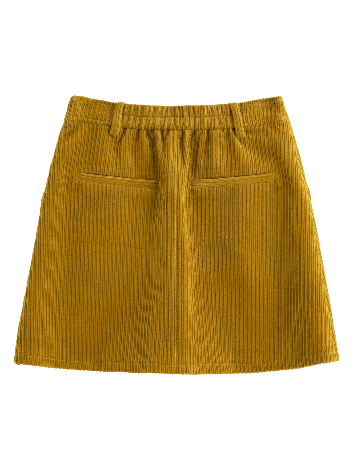 DUSHU Plus Size Women's High Waisted Ribbed Texture A-Line Skirt - 2025 Fall Winter New Arrival Modern Weekly Collection Skirts