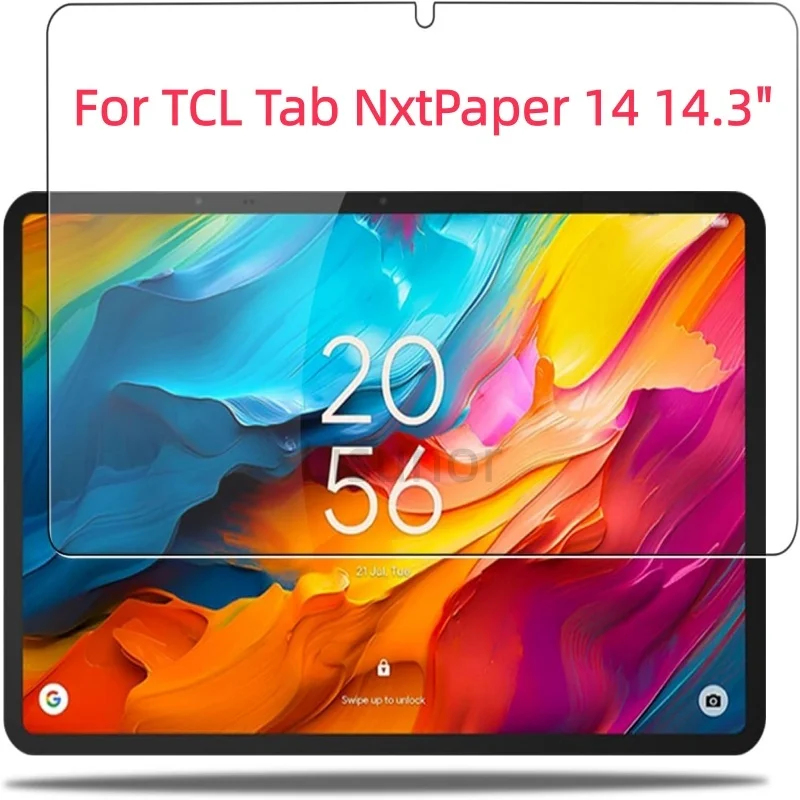 Premium Tempered Glass Tablet Screen Protector - Anti-Fingerprint HD Clear Film