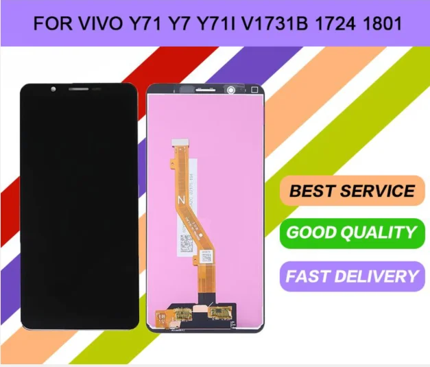 

100% Test For Vivo Y71 Y71i Y71A LCD Display Touch Screen Digitizer NEW Assembly LCD Replacement 6 inch