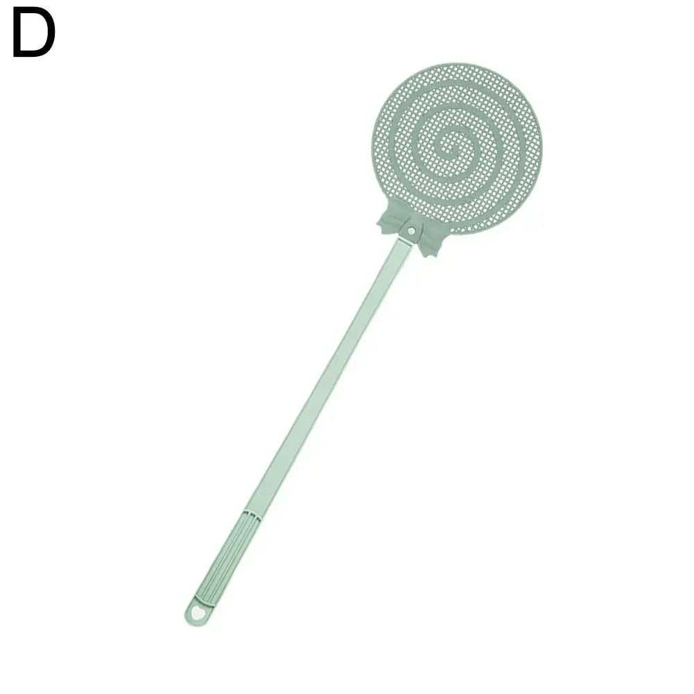 Long Handle Fly Swatter Pest Control Manual Plastic Swatter Color Solid Home Repellent Mosquito Fly Tool Restaurant V2w4