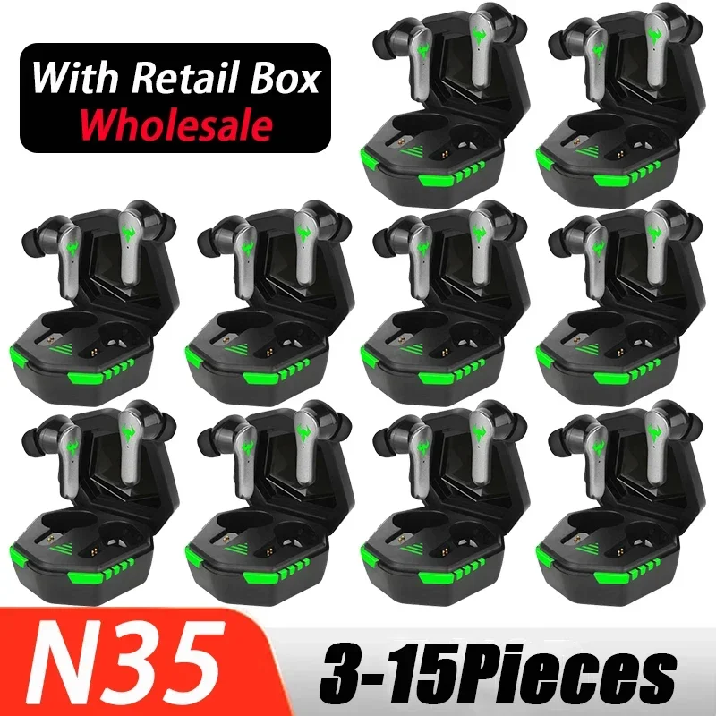 

N35 TWS Headphones Earbuds Bluetooth Earphones Wireless Headset Original Women Sport Men Smart Display Microphone 5.3 PK M90 Pro
