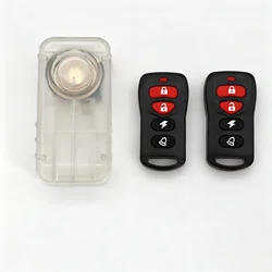 High - Decibel Wireless Anti - Theft Bike & Motorcycle Alarm with Remote Control (JF04T GG)