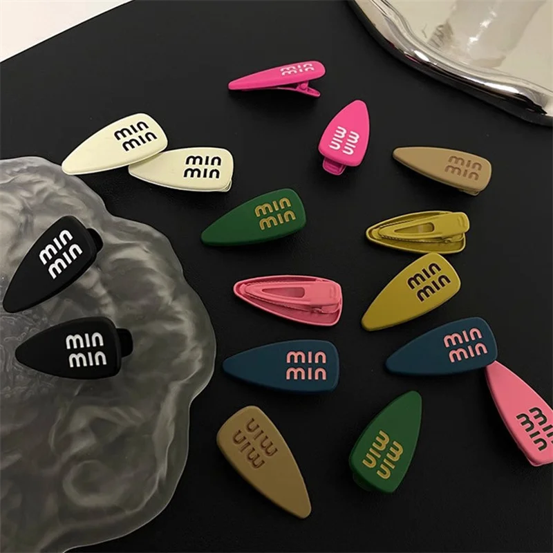 

Новинка, Модный Красочный металлический зажим WEIZI в виде буквы утконоса, боковой зажим для женщин и девушек, челка, зажим для волос со сломанными волосами, аксессуары для волос, подарки