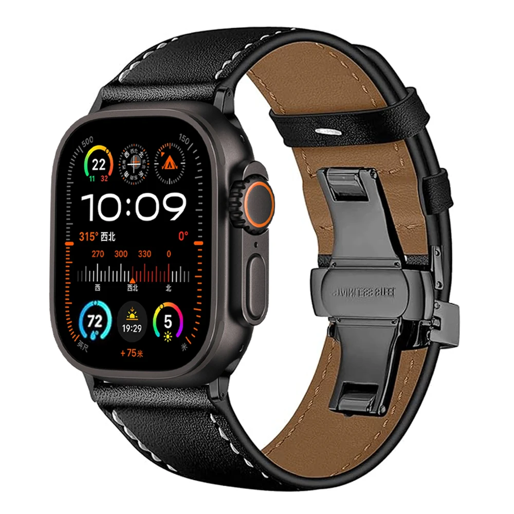 Premium Leather Watch Straps - Elegant Wristband Bracelet