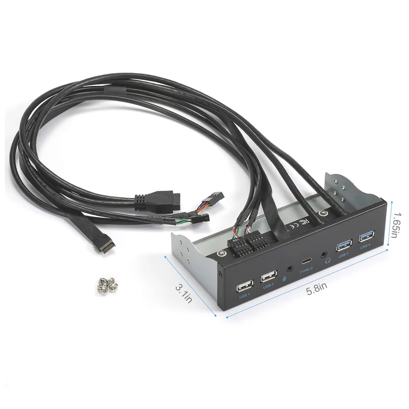 C, 2x USB3.0, 2x Hub USB2.0, Áudio