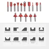 Router Tool 800W Compact Palm Wood Router Tool for Woodworking Electric Hand Trimmer Cutting Planning Tool with 1/4'' Router Bit 4