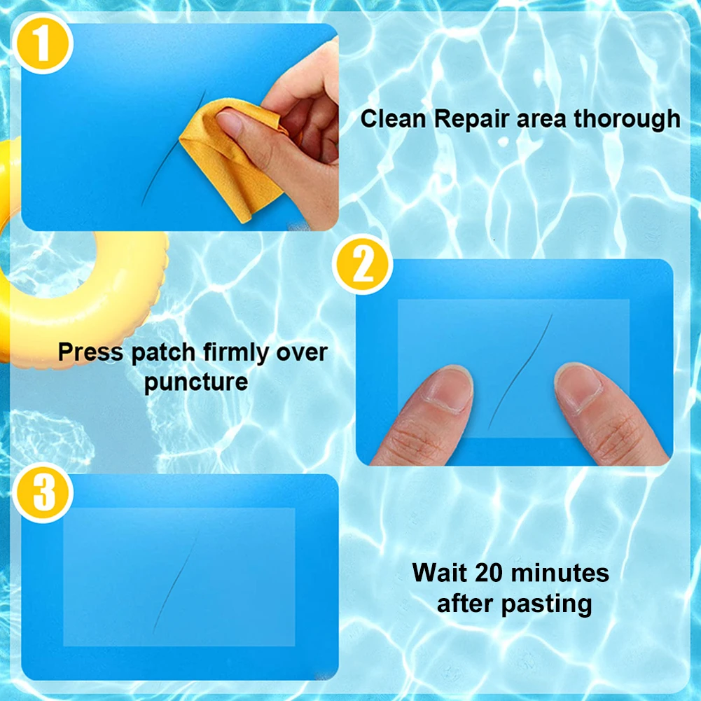 Waterproof PVC Pool Repair Patches for Inflatable Products
