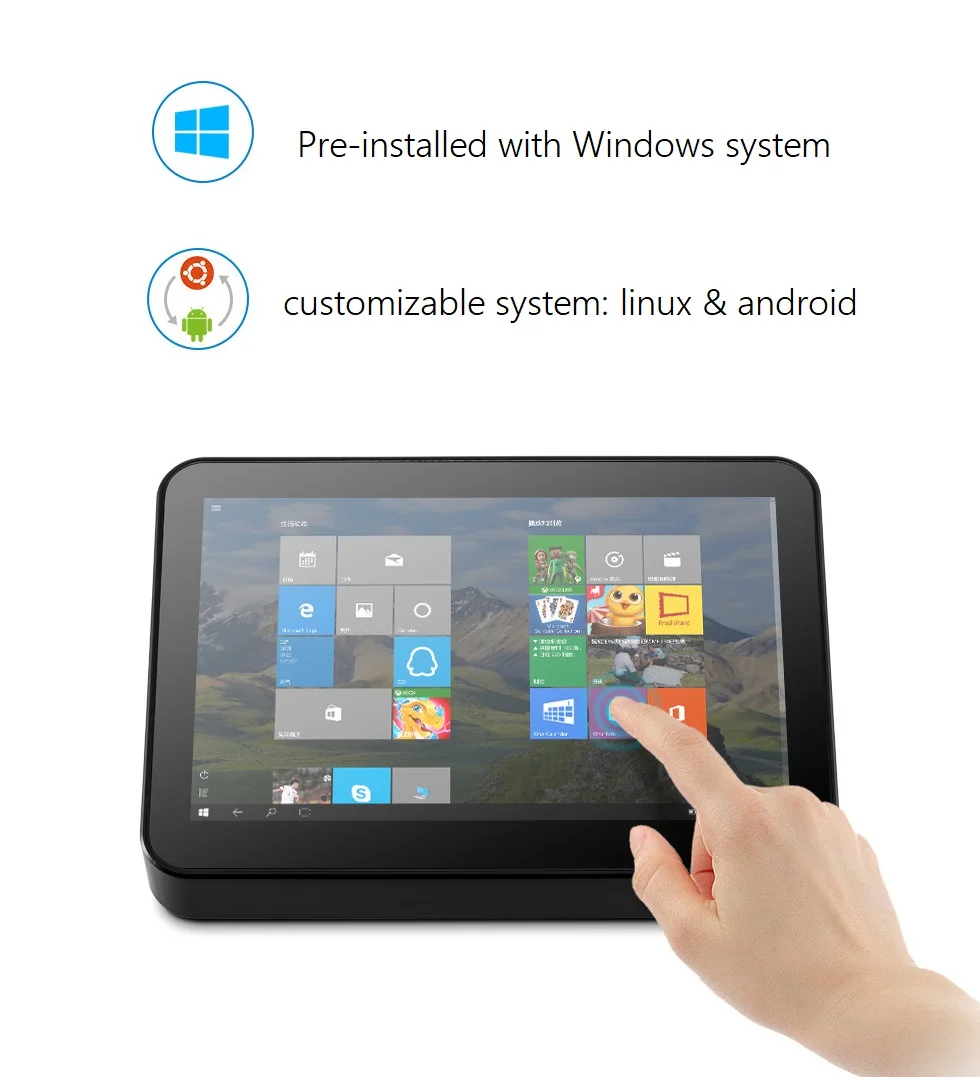 X2 8 Inch Intel N4020 Win10 64GB Touch Screen Educational Industrial All-in-One Mini Tablet PC