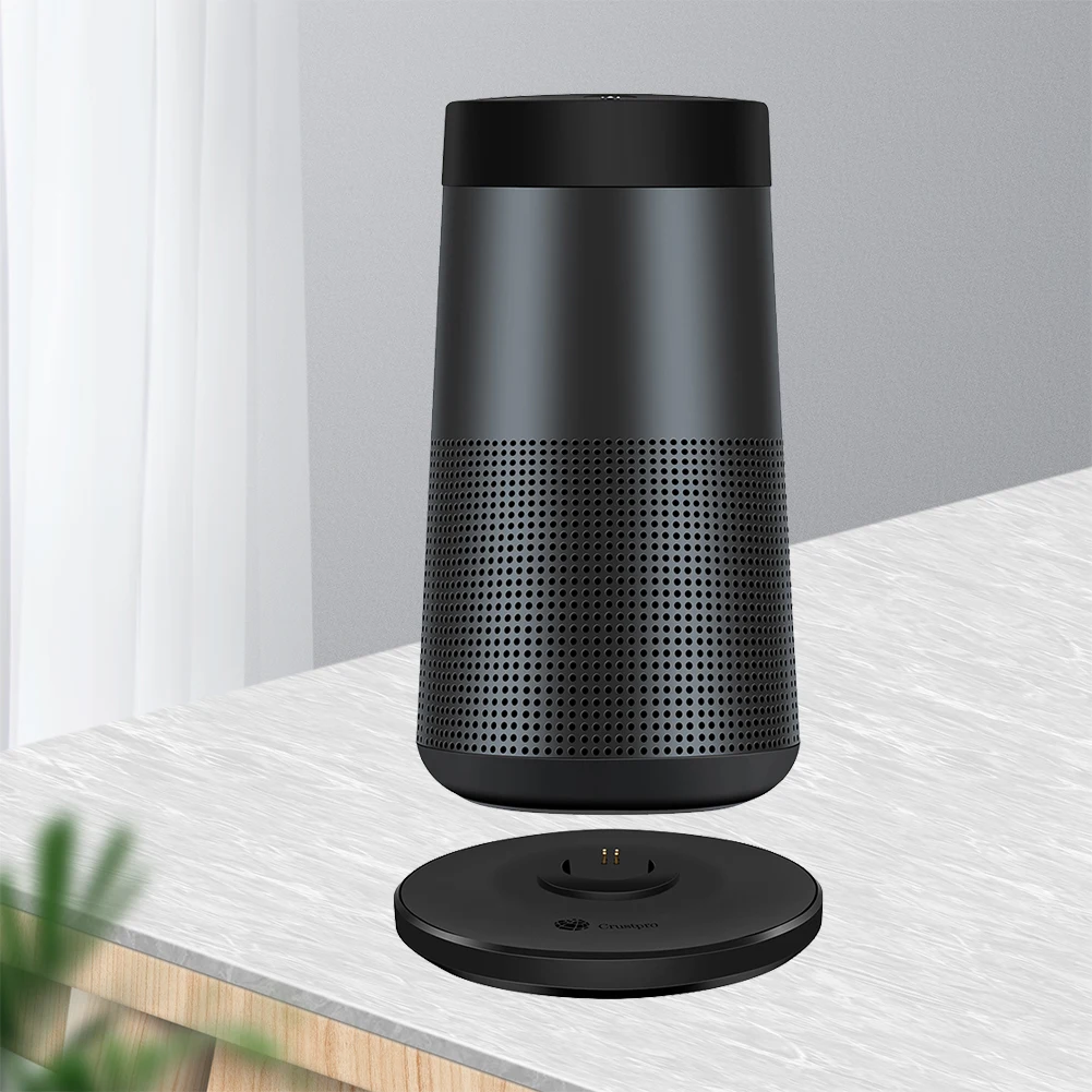 USB Charger Base DC 5V 1.5A Desktop Charging Stand for Bose SoundLink Revolve+/Revolve+ II for Bose SoundLink Revolve/Revolve II