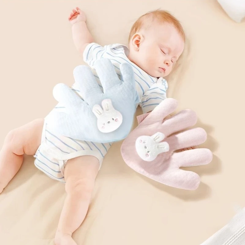 

Soothing Pressure Pillow Cartoon Anti-Anxiety Hand Glove for Infant Comfortable Soothes Hand Pillow Anti-scare P31B