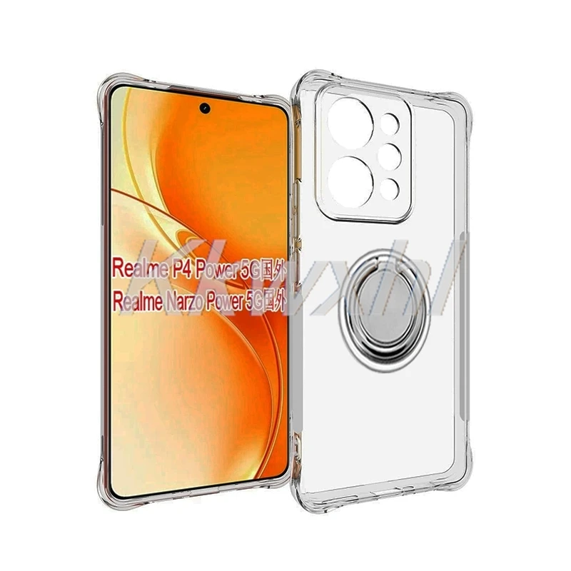 Enhanced Product Title: Durable Shockproof Phone Case with Back Ring Holder