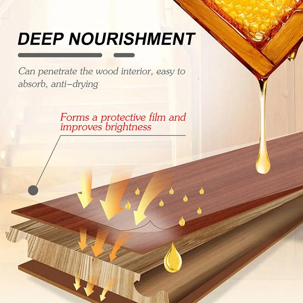 Natural Micro-Molecularized Beeswax Spray Cabinets Repair Furniture Scratch Polishing Furniture Tables Wooden wood wax oil wood wax