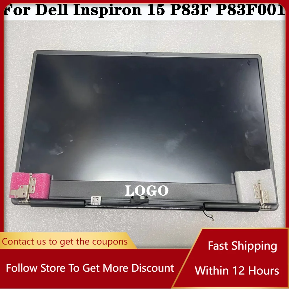 

15.6 Inch For Dell Inspiron 15 P83F P83F001 LCD Screen Display FHD 1920*1080 Complete Upper Part Assembly