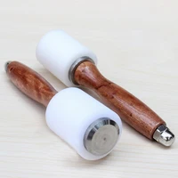 Nylon Hammer - Leather Carving Hammer Cowhide Sew Hammer with Wooden Handle marteau caoutchouc 1