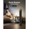 Tower Fans for Bedroom, 90° Oscillating Fans for indoors, 4 Modes 5 Speeds Max 26ft/s, 12H Timer, LED Display with Touch, 3