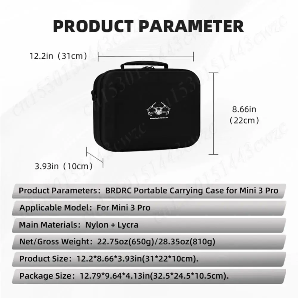 Drone Sotrage Bag for DJI Mini 4 Pro Travel Carrying Case Handbag Shockproof Protective Box for DJI Mini 3 Pro Drone Accessories