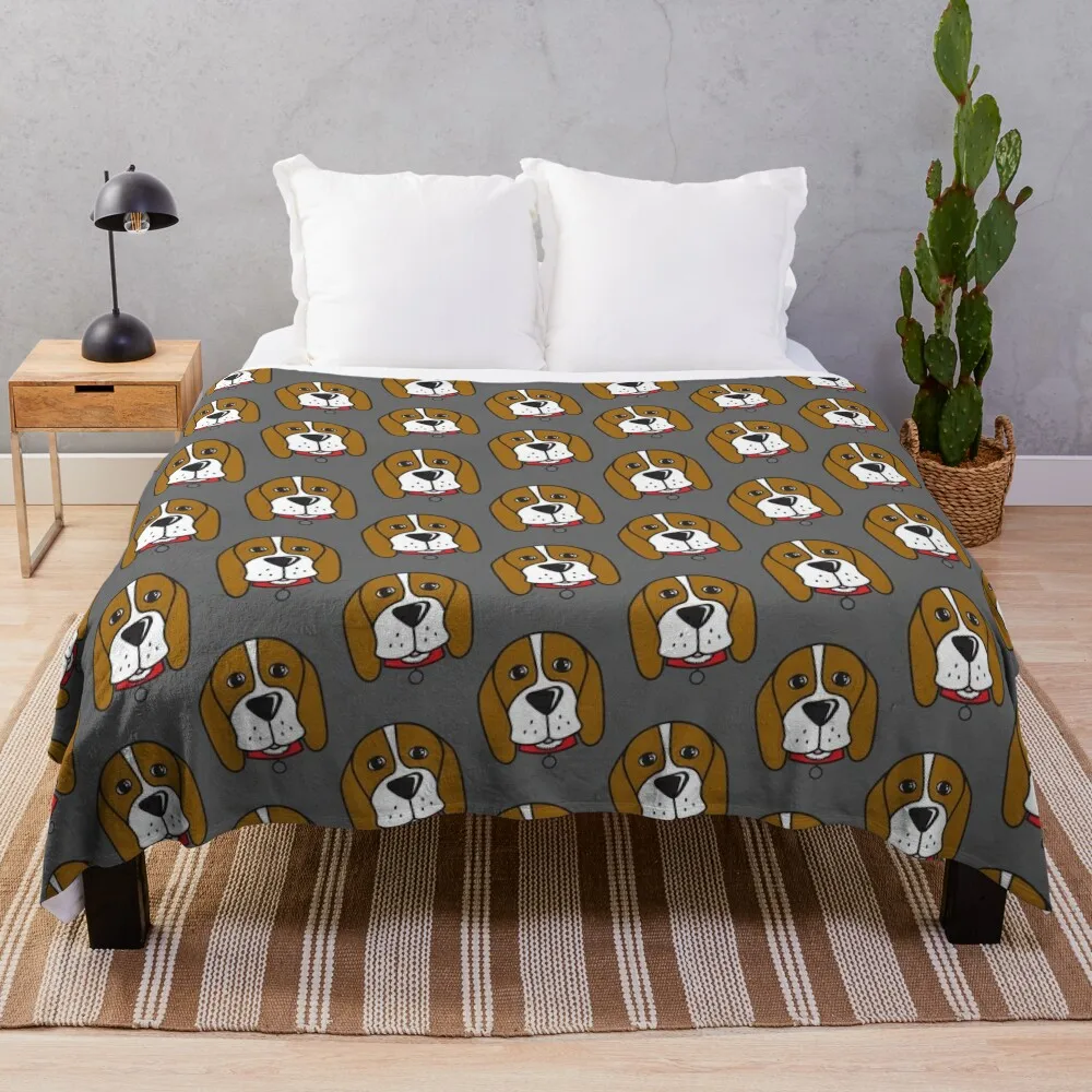 

Beagle Rescue Victoria Merch! Throw Blanket Flannel Fabric sofa bed Luxury Designer Blankets