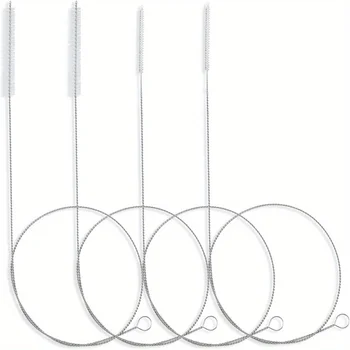 Set da 4 spazzole da 40 pollici per la pulizia di cannucce, sifoni, tubi di alimentazione, tubi di scarico per frigoriferi e tetti apribili, 2