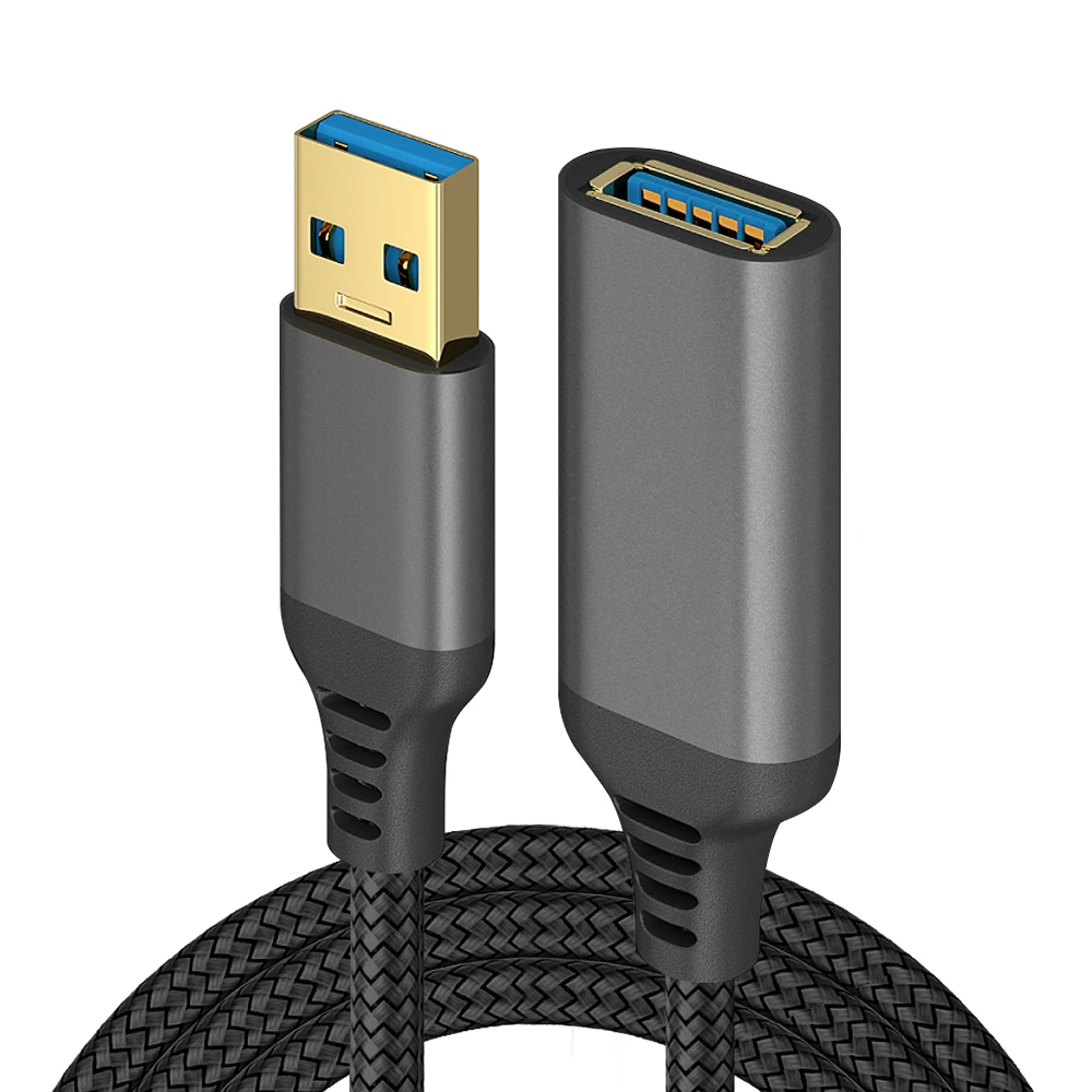 High-Speed USB 3.0 Extension Cable - Male to Female, Various Lengths Available