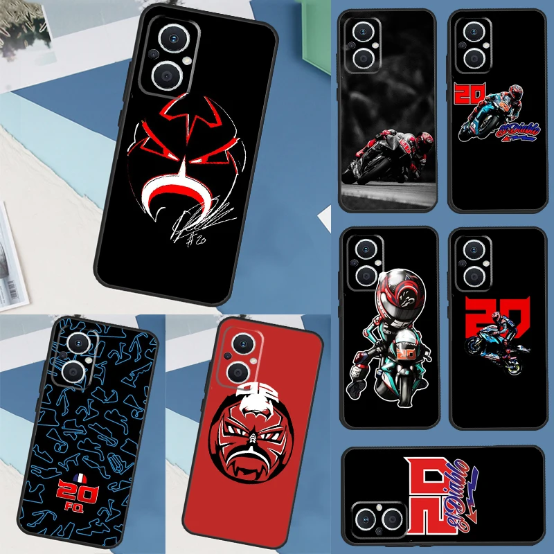 Custodia Moto Fabio Quartararo Per Oppo Find X3 X2 Neo X5 Lite X6 Pro Reno 8T 2Z 4Z 5Z 3 4 5 6 7 8 Lite Cover Shell