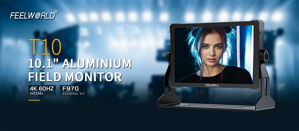 T10 10" Full HD Field Monitor 1920*1200 500Nit Brightness 1500:1 Contrast DSLR C