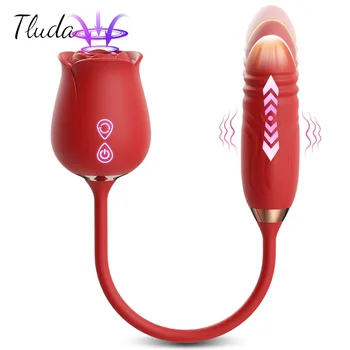 Vibromasseur ventouse pour femmes, stimulateur de Clitoris avec œuf de poussée 1