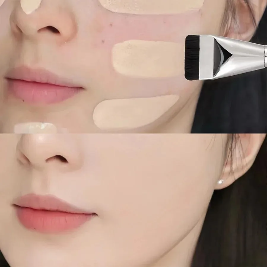 원워드 파운데이션 브러쉬 플랫 헤드 베이스 메이크업 브러쉬 컨실러 브러쉬 컨투어 브러쉬 메이크업 도구 브러쉬 학생용 메이크업 도구