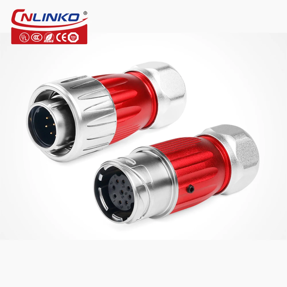 cnlinko conector circular macho para aviacao m20 01