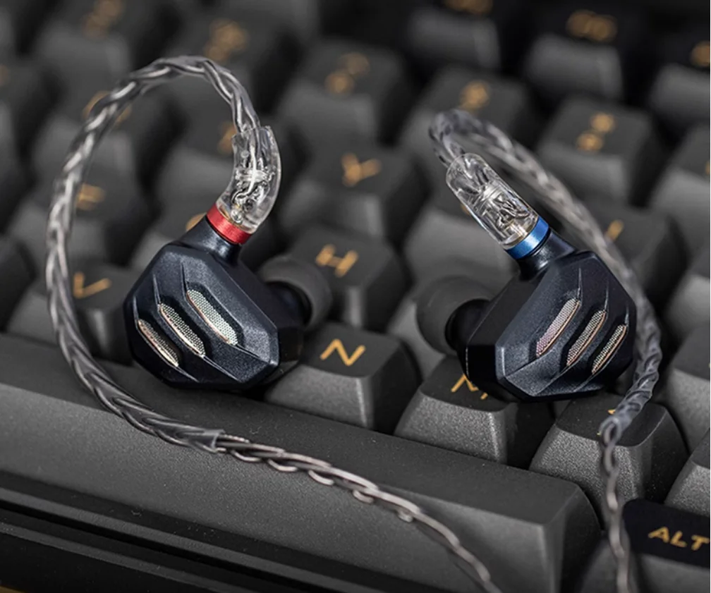 FiiO/FH7S One Circle Four Iron High Resolution HiFi Fever Earphones Five Unit Circle Iron Lou's Earbuds 6