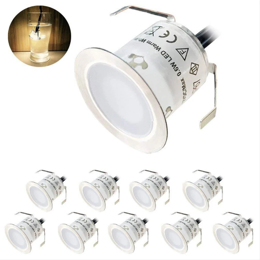 IP67 Waterproof DC12V Low Voltage Embedded LED Deck Light Garden Underground Light Stainless Steel Staircase Landscape led underground light,led deck lights