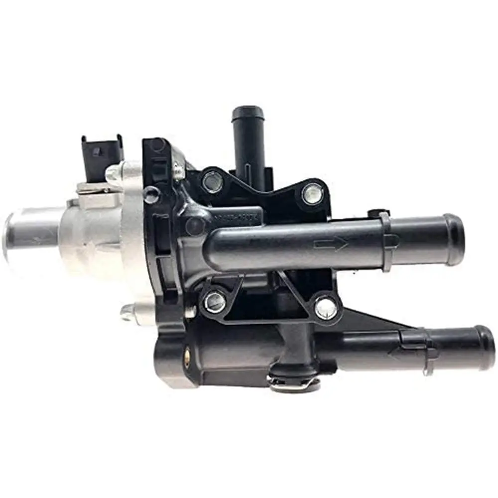 Engine Coolant Thermostat Housing with Sensor Gasket for 2011-Chevrolet Cruze 2012-Chevrolet Sonic 2013-25192228