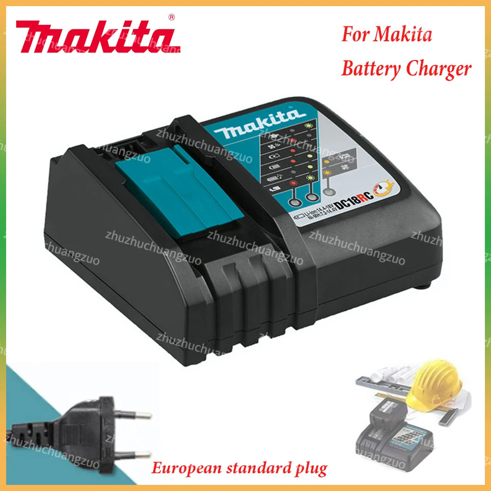 

Makita Charger 14.4V 18V Original DC18VRC Battery Charger Makita 6000mAh Bl1830 Bl1430 BL1860 BL1890 Tool Power Charger