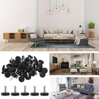 20 PCS Stainless Steel Adjustable Leveling Furniture Legs - Heavy Duty Non-Slip Base for Tables/Chairs/Cabinets/Sofas 3