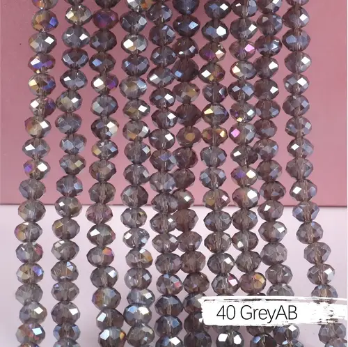 2mm 4mm 6mm 8mm Rondelle Austria Crystal Beads Faceted Glass Beads Loose Spacer Beads for DIY Bracelet Garment Making - Image 31