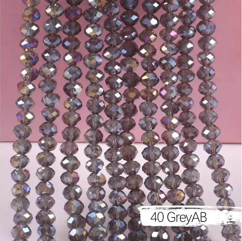 2mm 4mm 6mm 8mm Rondelle Austria Crystal Beads Faceted Glass Beads Loose Spacer Beads for DIY Bracelet Garment Making - Image 31
