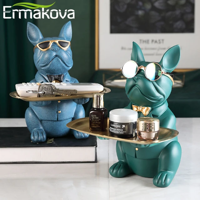 Ermakova nordische französische Bulldogge Skulptur Hund Figur