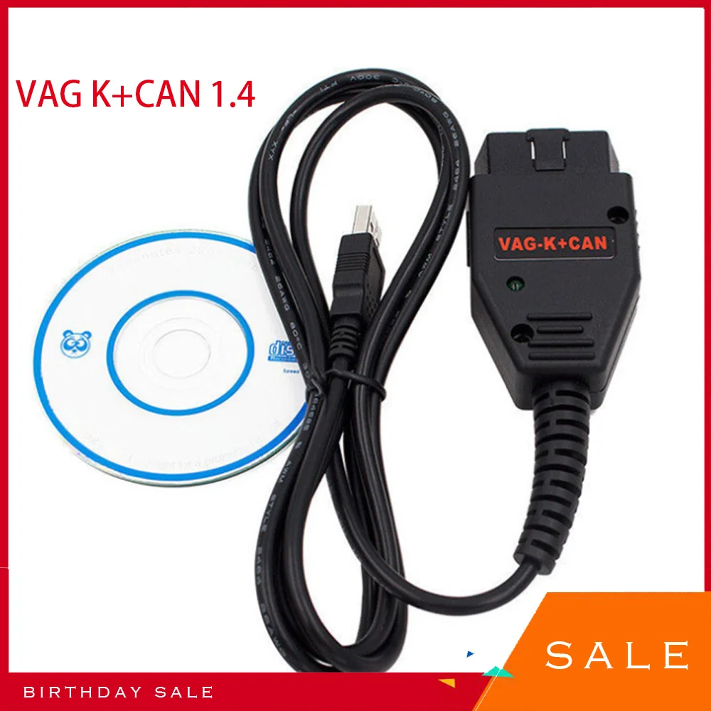 2023 Vag K Can Commander 1.4 Strumento Di Scansione Vag K + Can Commander 1.4 Obd2 Scanner Strumento Diagnostico Interfaccia K-Line Per Vw Per Audi