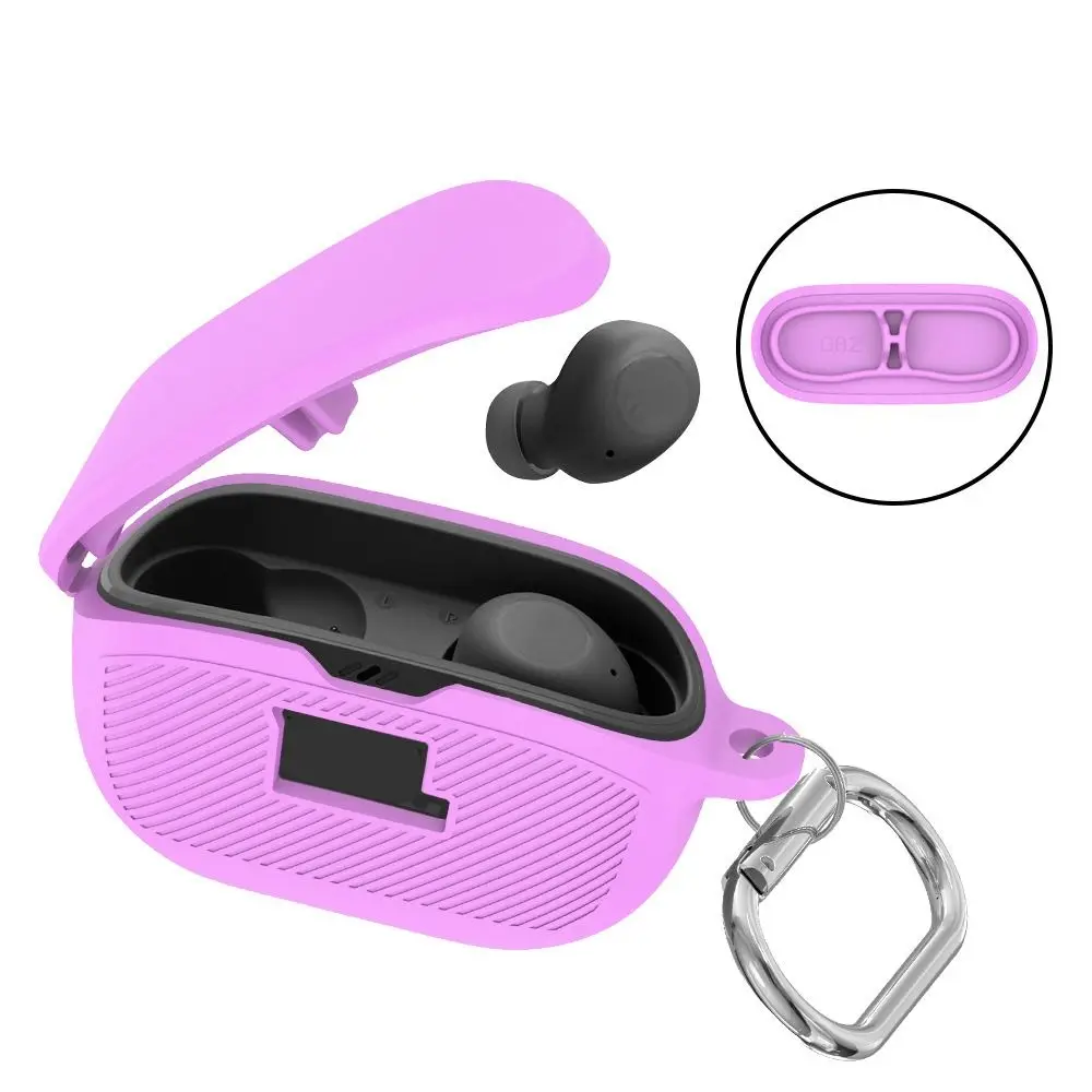 Durable Silicone Earphone Cover - Solid Color Protective Accessory