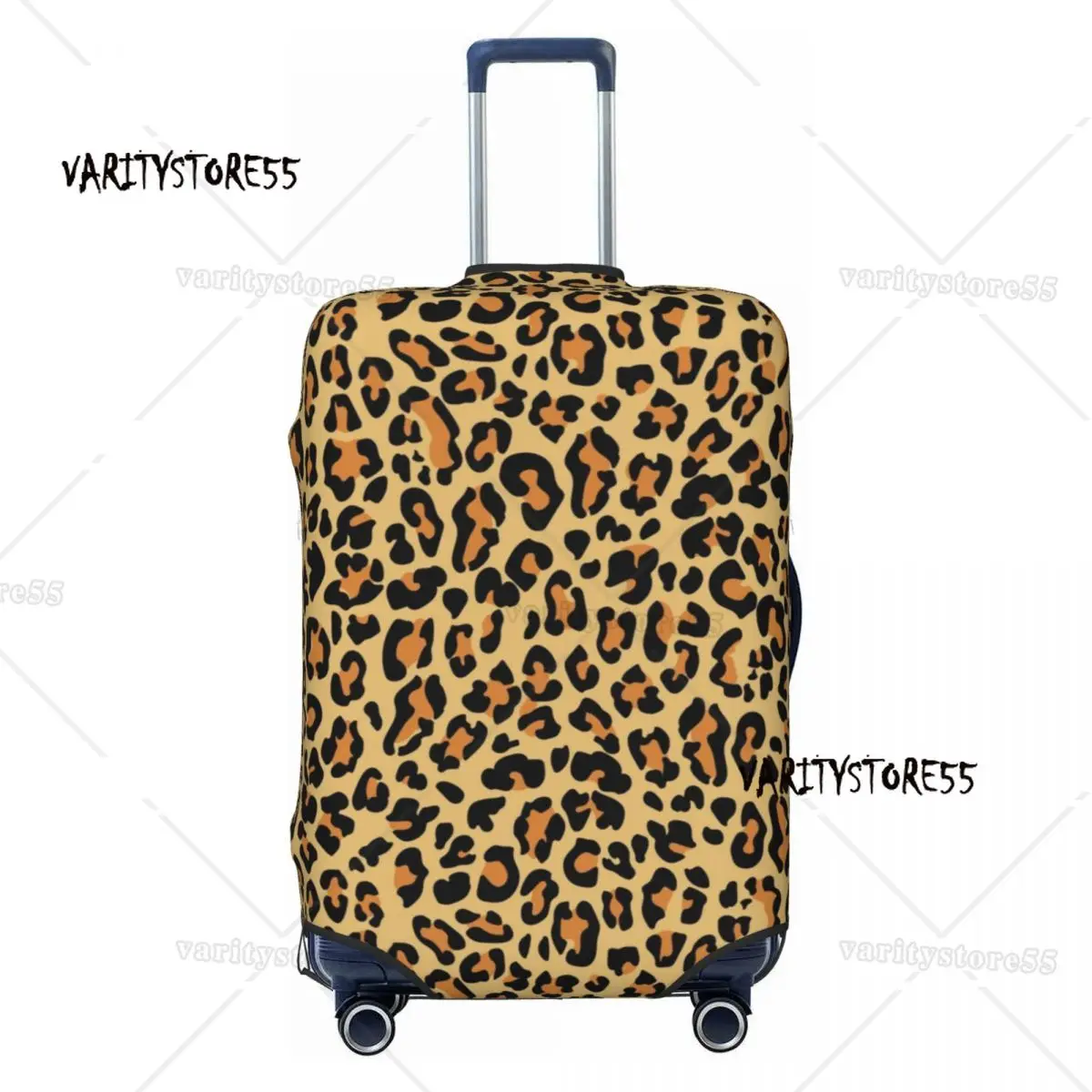 Coprivaligia Elastico Stampa Leopardata - Misure S- XL Per Bagagli 19-30 Pollici