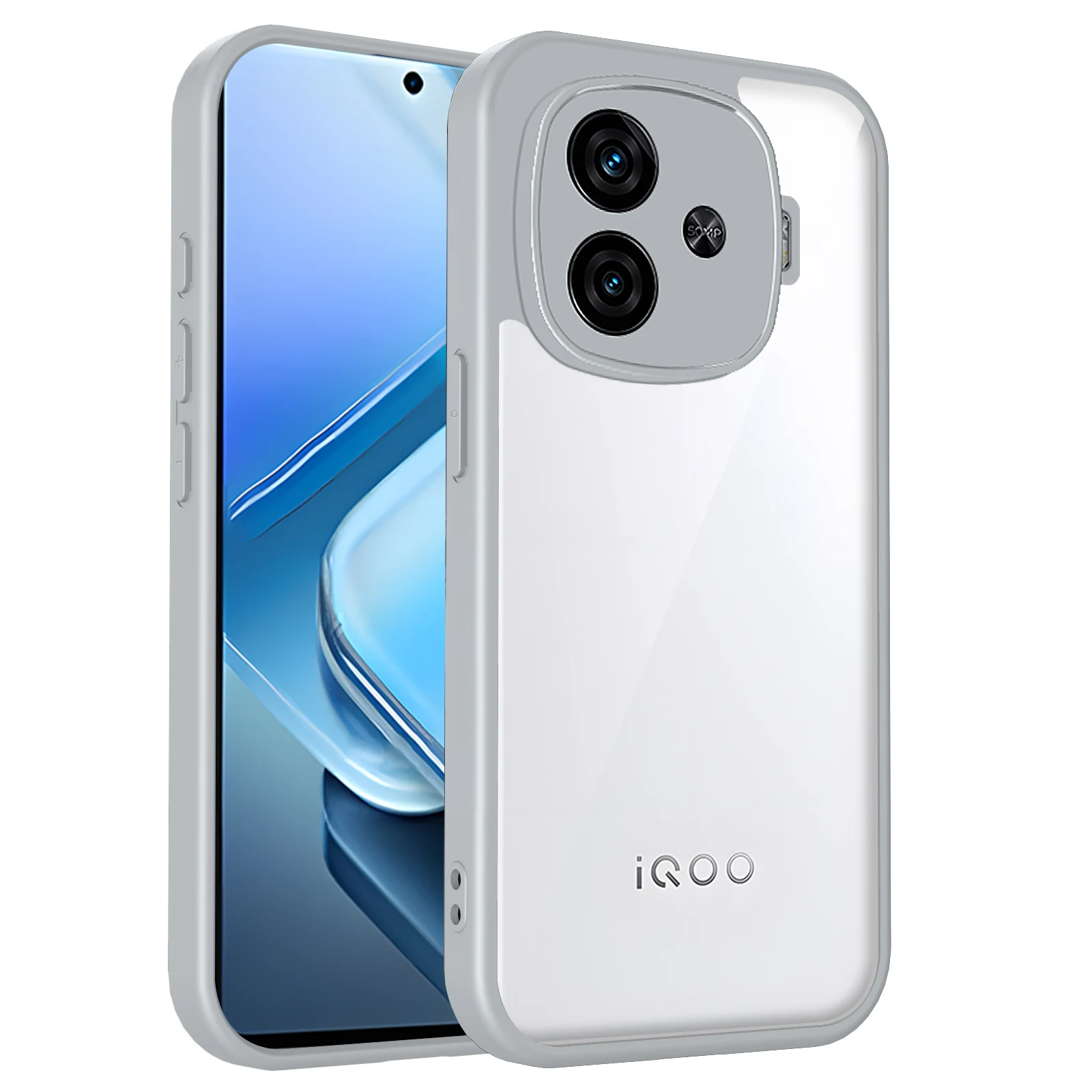 Clear Matte Air Cushion Silicone Bumper Back Cover
