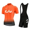 2023 LIV Women Team Bike Summer Cycling Jersey bib shorts Set Road Bicycle Jerseys MTB Bicycle Wear Breathable Cycling Clothing 2