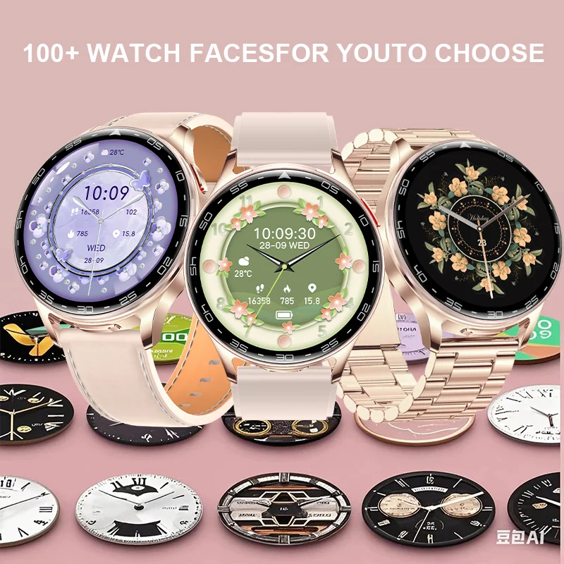 2025 New TWS Smartwatch Earphone 2 In 1 Women Watches with Earbuds Strong Sound Effects Music Lover Waterproof Ladies Smartwatch 2