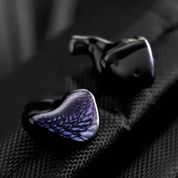 Celest Wyvern Cabo de fones de ouvido preto com microfone Envio de IEMs brasileiros Hifi Fones de ouvido para jogos com fio para presentes
