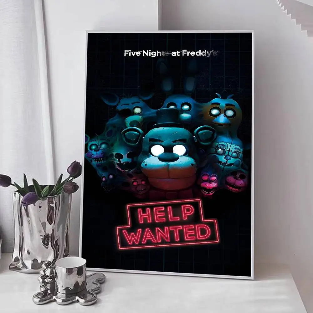 FnafFive-Nights-At-Freddy Posterkunst mit Drucken, Dekoration für Zuhause, Schlafzimmer, Wohnzimmer, Geschenk – Detail 27
