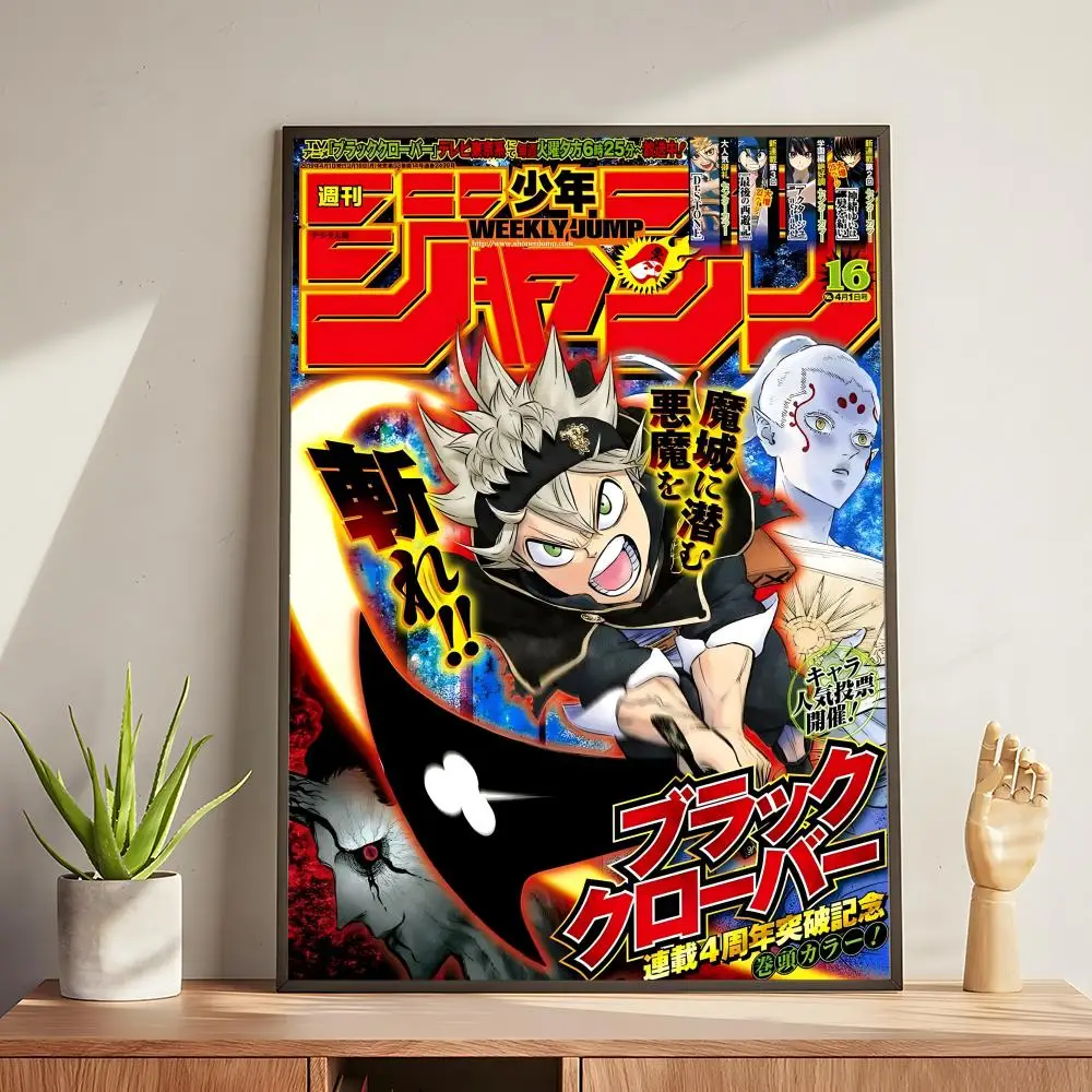 Black Clover Anime Poster - Stylish Wall Art for Home, Office, or Restaurant Decor