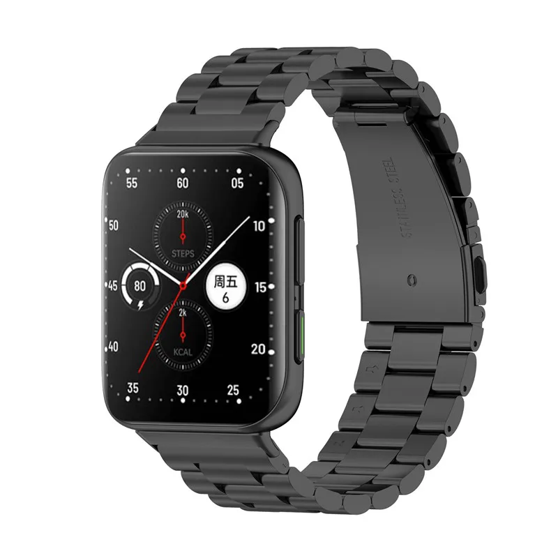 

Ремешок из нержавеющей стали для OPPO Watch 2 46 мм 42 мм, металлический браслет для смарт-часов OPPO Watch 2, браслет для наручных часов