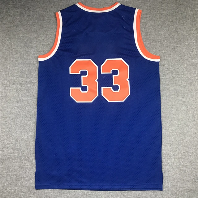 Patrick Ewing Athletics Ewing Blue Basketball Jersey - Size L