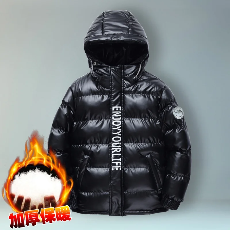 Boys Down Jacket Windbreak Outerwear Thicken Winter Autumn Warm Teenagers Christmas Gift Children's Clothing