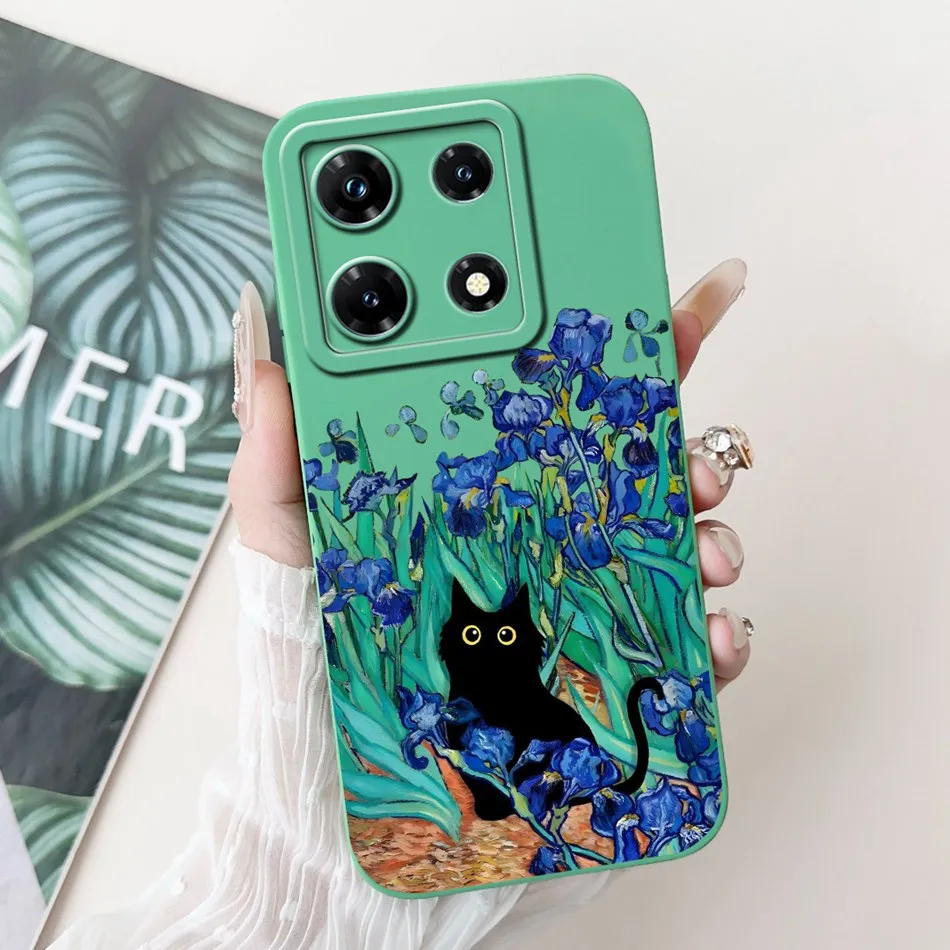 Elegant Painted Soft Silicone Shockproof Phone Case