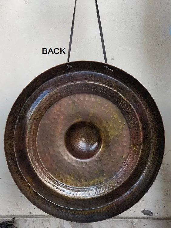 Hand made engraving bronze Tibetan GONG
